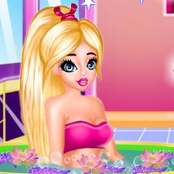 barbie spa and makeup and dressup games